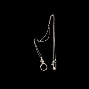 Vivi Delicate Long Charm Necklace with Interlock Charm Connector